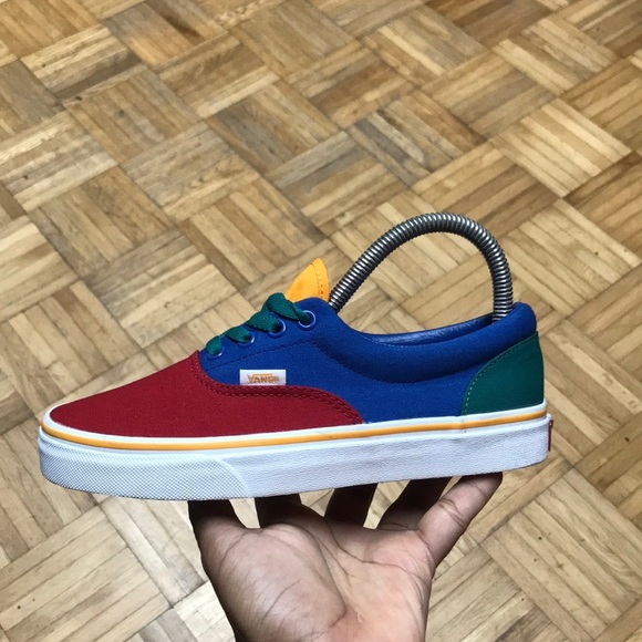 Vans Authentic Primary Color Block Red/Blue/Green/Yellow - Picture 8 of 14